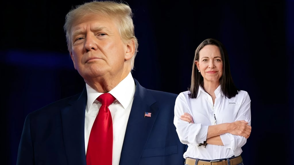 María Corina Machado agradece a Trump su “apoyo inquebrantable” en su lucha por Venezuela post thumbnail image