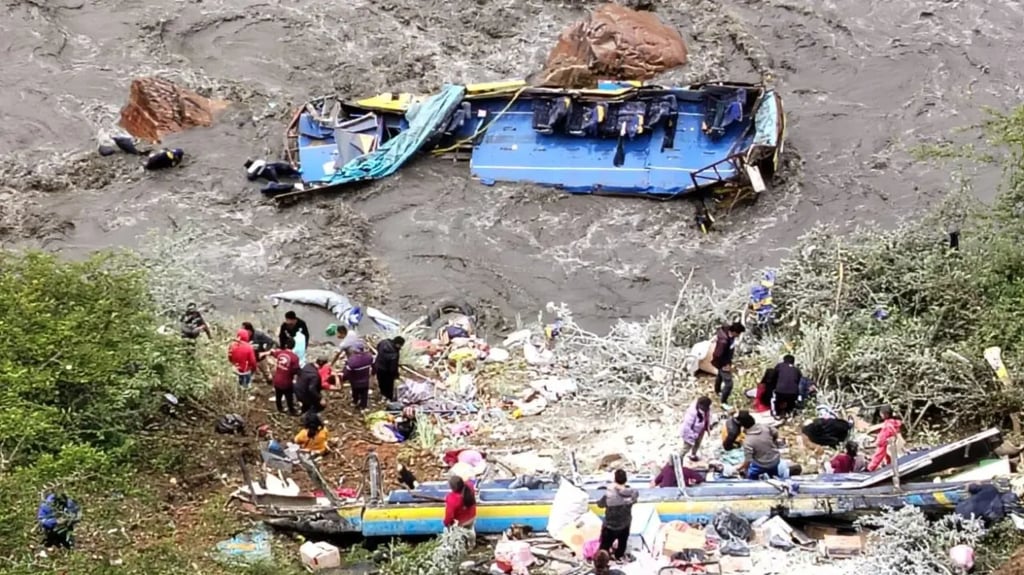 Al menos 6 muertos, 17 desaparecidos y 25 heridos tras caída de bus a río en norte de Perú post thumbnail image