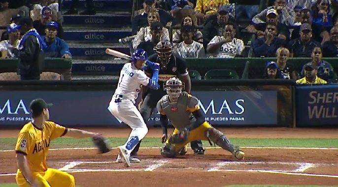 Licey derrota 1 por 0 a las Águilas en reñido juego en estado Quisqueya  post thumbnail image